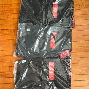 Red Kap Men’s Black Zip-Up Sweater Jacket